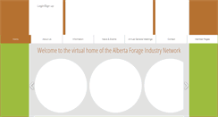 Desktop Screenshot of albertaforages.ca